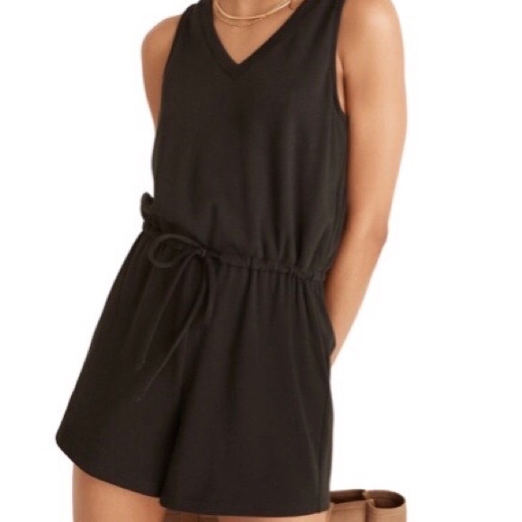 Madewell Breeze Drawstring Romper - Picture 1 of 4